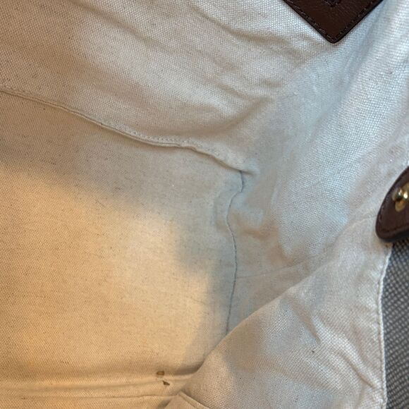 Michael Kors Bag Purse Handbag Canvas Sailor Rope Tote Bag Pocketbook - Picture 16 of 16